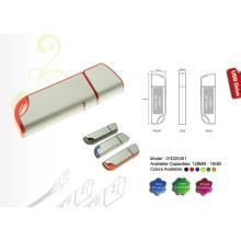 USB Flash Drive com acabamento em prata fosco (01D20001)